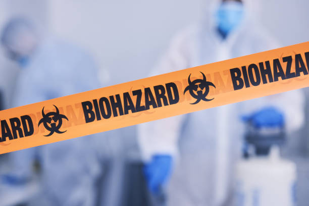 Professional Biohazard Cleanup technician working in Everett, WA